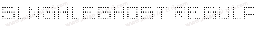 SLNGHLEGHOST REGULAR字体转换